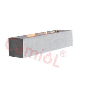 Nuevo fogón de hormigón con efecto mármol, <span class=keywords><strong>chimenea</strong></span> de mesa de bioetanol moderna para interiores - Product Image 3