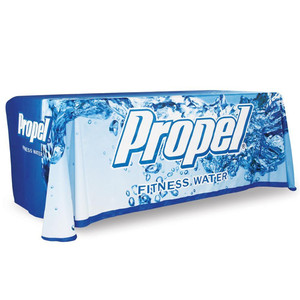 2024 publicité 4ft/5ft/6ft/8ft nappe d'exposition de salon, nappe d'impression de logo taille personnalisée disponible - Product Image 3
