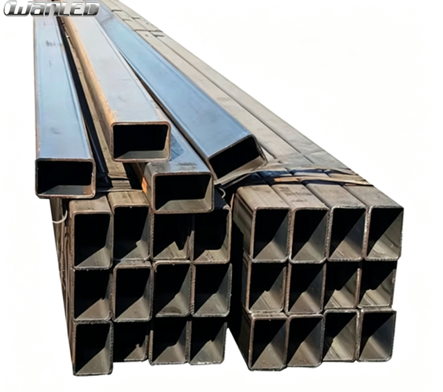 High Quality EN Standard S235JR S355JR Hot Rolled square and Rectangular Tube for Construction Structure and Bridge