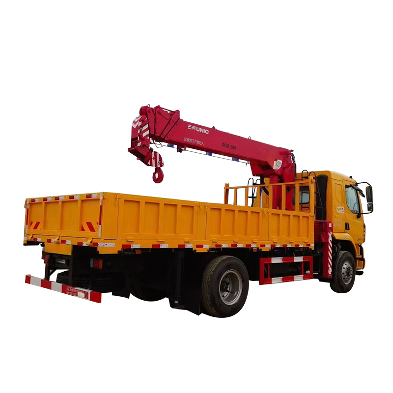 High-Quality Used or New Truck Crane with Advanced Safety Feature and Low Mileage for Construction