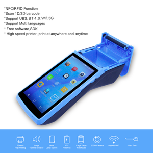 Máquina <span class=keywords><strong>de</strong></span> POS <span class=keywords><strong>con</strong></span> Android 8,1, dispositivo <span class=keywords><strong>móvil</strong></span> inteligente <span class=keywords><strong>de</strong></span> 5 pulgadas, <span class=keywords><strong>con</strong></span> impresora térmica <span class=keywords><strong>de</strong></span> 2 pulgadas, 3G, WIFI, BT - Product Image 3