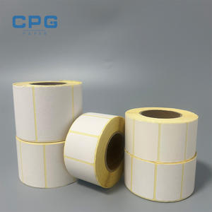 Étiquettes thermiques personnalisées sans phénol 4x6 pouces 3x5 pouces 120 g/m² pour codes-barres, étiquettes de prix pour supermarchés - Product Image 1