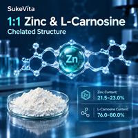 Poudre de L-Carnosine de Zinc Pur Polaprezinc CAS 107667-60-7 99% Matière Première pour Complément Alimentaire Santé Fourniture en Vrac
