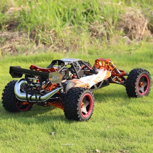 SY CNC Coche de Carreras RC Grande 1/5 Mejorado con Control Remoto LCD 2.4G, 35cc, 80km/h, Baja 5B con Motor de Gasolina de 2 Tiempos - Product Image 5