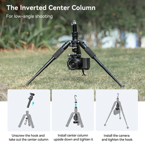 Mini Trípode de Aluminio <span class=keywords><strong>SmallRig</strong></span> VT-20 con Placa de Liberación Rápida, Carga de 6 kg, Altura Máxima de 52 cm para Cámaras DSLR y sin Espejo 4289 - Product Image 5