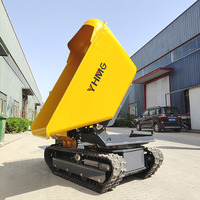 Approuvé CE EPA Mini Dumper de type chenille 260 ° Godet Attachements Mini Crawler Dumper Mini Loader