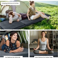 Matelas de Camping multifonction populaire matelas en mousse à mémoire de forme à trois volets Yoga voyage et tapis de lit matelas pliable