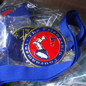 Médaille 3D personnalisée pour le sport Kick Boxing Taekwondo Grand Or Bronze Argent avec ruban Médailles de compétition personnalisées - Product Image 4