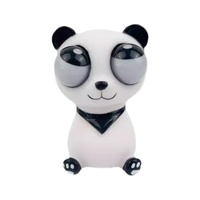 Jouet anti-stress amusant en forme de boulette vapeur, bâtonnet de glace, mini-ver de légumes, panda, jouet à presser en forme de fromage - Matériau TPR extensible et interactif