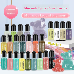 Pigmento líquido Morandi al por mayor, 24 colores, 10 ml, pigmento de resina epoxi, kit de tinte de resina para manualidades DIY, para arte y artesanía. - Product Image 4