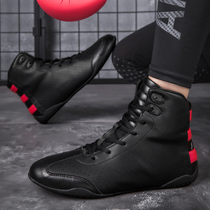 <span class=keywords><strong>Zapatos</strong></span> <span class=keywords><strong>DE</strong></span> LUCHA personalizables <span class=keywords><strong>de</strong></span> alta calidad para hombres Botas <span class=keywords><strong>de</strong></span> boxeo al por mayor para uso deportivo <span class=keywords><strong>de</strong></span> verano e invierno - Product Image 4