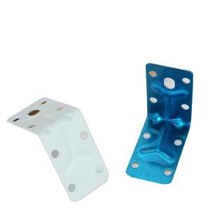 Stainless Steel Corner <b>Bracket</b> 3050 <b>White</b> Powder Coated 90 Degree Shelf Connector Bathroom Support Durable One Piece Molding - Product Image 2