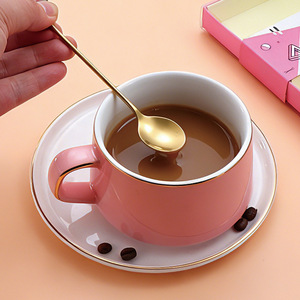 Juego de Cubiertos Creativos de Acero Inoxidable con Forma de Donut, Cuchara y Tenedor para Macaron, Cuchara para Café, Cuchara para Postre, Divertida Caja de Regalo - Product Image 4