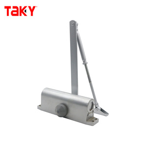 Ferme-porte hydraulique en aluminium à bras robuste et fermeture douce pour porte coupe-feu, fabriqué en usine - Product Image 1