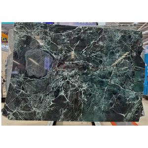 Newstar pierre italien Verde alpi vert marbre mur et sol décor marbre autocollant mural taille personnalisée dalle marbre île comptoir - Product Image 1