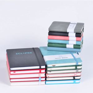 Carnet de notes portable en PU avec sangle élastique pour bureau et études – Approvisionnement direct - Product Image 4