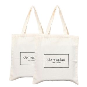 Sac fourre-tout en toile blanc noir, sac à main en coton à la mode robuste, impression personnalisée, sacs fourre-tout en toile pour le shopping - Product Image 3