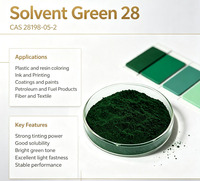 Colorant vert transparent G Solvent Green 28 pour produits à base de cire et filage de fibres synthétiques