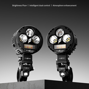 Luz Auxiliar Delantera Inteligente para Motocicleta 20150LM, Lámpara LED de Proyección y Enfoque, Resistente al Agua IPX8, Luz Antiniebla para Goldwing y <span class=keywords><strong>Adventure</strong></span> - Product Image 3