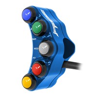Interrupteur de guidon gauche pour Yamaha YZF-R1M (bleu)