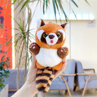 En gros, Adorable porte-clés en peluche, motif ours ou petit raton laveur de dessin animé Kawaii, poupée en peluche douce, breloque de sac, cadeau promotionnel