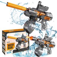 Pistolet à eau intelligent Holi pour enfants, puissant, portable, automatique, électrique, avec une capacité de 1000 ml, rechargeable par USB
