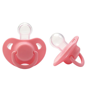 Chupete de Silicona para Bebé Recién Nacido, Anti-Cólicos, Ultra Suave, Flujo Lento, Calibre Estándar, Portátil, Antipolvo, Ayuda para Dormir - Product Image 5