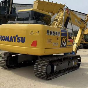 รถขุดตีนตะขาบ Komatsu PC110 มือสอง เครื่องจักรก่อสร้าง อุปกรณ์หนัก มีสินค้าในสต็อก - Product Image 1