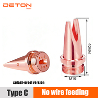 Buse de soudage laser portative DETON M16-CS-10, pointe de torche de soudeuse laser Ultra WeiYe