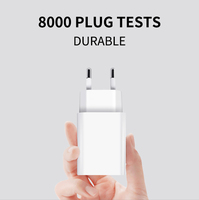 Chargeur mural personnalisé 10W avec prise EU, 5V2A, port USB unique, adaptateur d'alimentation à charge rapide pour téléphone portable Sumsung