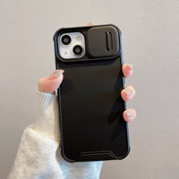 Nouvelle tendance diapositive Push caméra fenêtre étui de téléphone portable pour Iphone 16 15 14 13 12 11 pro max techno spark pro 10 coque de téléphone