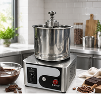 Machine professionnelle de broyage du chocolat, machine à raffiner les fèves de cacao pour la fabrication de pâte de chocolat onctueuse et de liqueur de cacao