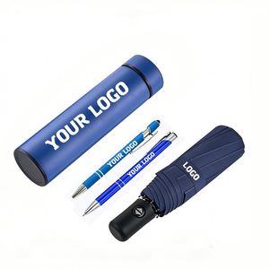 Supplier Wholesale Promotional Business Gift <b>Umbrella</b> Luxury Windproof Eco Friendly Folding <b>Umbrellas</b> With Custom Logo - Product Image 1