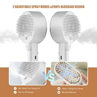 Peigne à aiguilles en acier pour animaux de compagnie, nettoyage automatique, massage et beauté