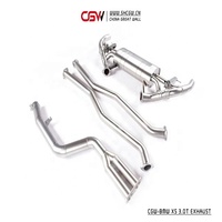 Embout de silencieux d'échappement Catback en acier inoxydable ou titane, haute Performance, stable, pour BMW X5/G05 3.0T