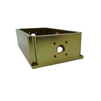 Boîtier en aluminium personnalisé en métal Al 5052 6061, blindage EMI pour amplificateur de signal, impression de logo personnalisée OEM