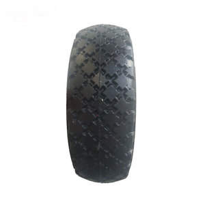 Highly Tear Resistant 220mm Small Rubber <strong>Wheels</strong> <strong>Trolley</strong> PU Foam <strong>Wheel</strong> <strong>for</strong> Material Handling Equipment Parts - Product Image 3