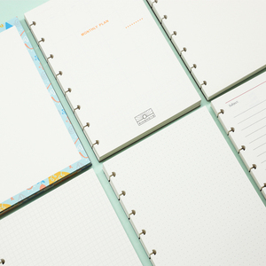 A5 ricarica pagina interna <span class=keywords><strong>Notebook</strong></span> con foro per funghi fogli di carta supplementari 7 formati ricariche opzionali per <span class=keywords><strong>Notebook</strong></span> con anello a disco - Product Image 5