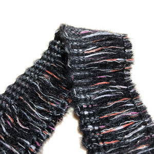 Flecos de borla de lana coloridos adornos de encaje con seda dorada y plateada estilo étnico cinta cortina falda accesorios de ropa - Product Image 4