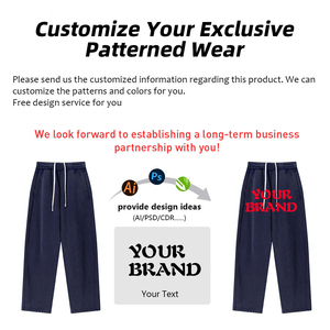 Pantalones Casuales de Invierno para Hombre, Estilo Vintage, Lavados, de Forro Polar de 400 g/m², Corte Holgado y Recto, con Cordón Ajustable, Cálidos - Product Image 4