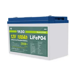 LiFePO4 12V 100Ah ราคาแบตเตอรี่ลิเธียมไอออนสำหรับการสำรองข้อมูลโทรคมนาคม/UPS/การจัดเก็บพลังงานแสงอาทิตย์