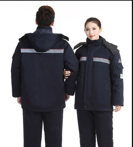 HBOS01 Traje de Invierno Antiestático, Impermeable y Cortavientos con Aislamiento Térmico para Estaciones de Servicio, con Cinta Reflectante - Product Image 3