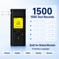 Fabricant OEM, éthylotest numérique portable, détecteur d'alcool haute précision, certifié CE, moniteur d'alcool