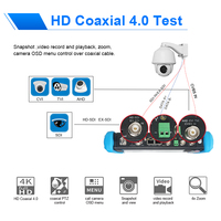 Testeur de caméra de sécurité 4K IPC multifonction 8MP analogique TVI CVI AHD CVBS avec test de câble réseau et moniteur de point de rupture TDR