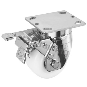 SS 4-Zoll Schwerlast-Spitzenrotter SUS 304 316L Edelstahl Rotorrad - Product Image 5