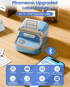 Machine à étiquettes Phomemo M150, <span class=keywords><strong>imprimante</strong></span> d'étiquettes, <span class=keywords><strong>imprimante</strong></span> thermique d'étiquettes pour usage domestique et petites entreprises - Product Image 4