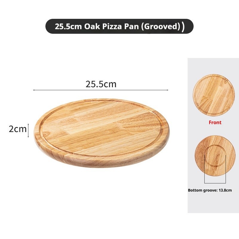 [10" avec rainure] Plaque en chêne de 25,5 cm