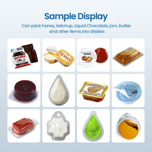 Machine d'emballage automatique CE pour PVC, blister et feuille d'aluminium, pour l'emballage alimentaire, la sauce chocolat, le miel et le sirop liquide - Product Image 2
