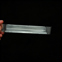 Boîte blister anti-collision personnalisée, longue, à compartiments, en plastique transparent, pour l'emballage de composants électroniques cylindriques