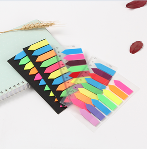Fabrika satıcı renkli plastik <span class=keywords><strong>Pet</strong></span> şeffaf yapışkan not yüksek kalite yapışkan notlar endeksi <span class=keywords><strong>Memo</strong></span> yapmak listesi sac ofis dekor - Product Image 1